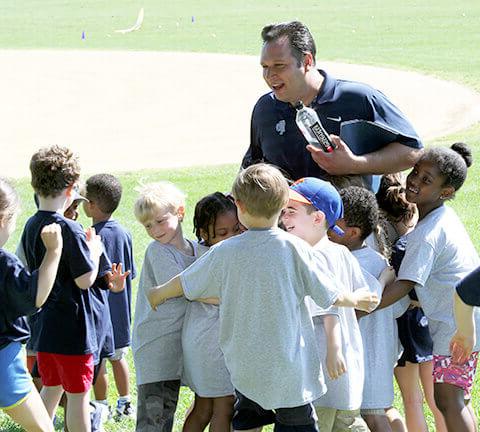 Matt Durando '96, P'30 with kids