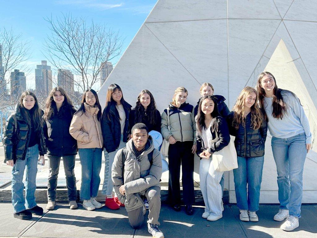 Poly students attend International Day of Women and Girls in Science Assembly at the UN